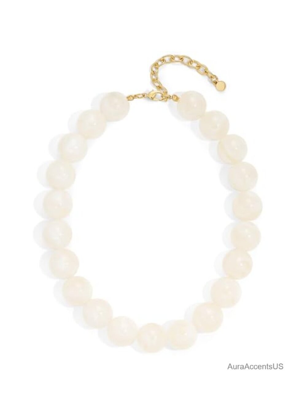 Chunky Beaded Necklace for Women Trendy Summer Jewelry